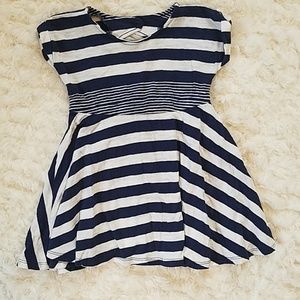 12-18 month old navy striped dress